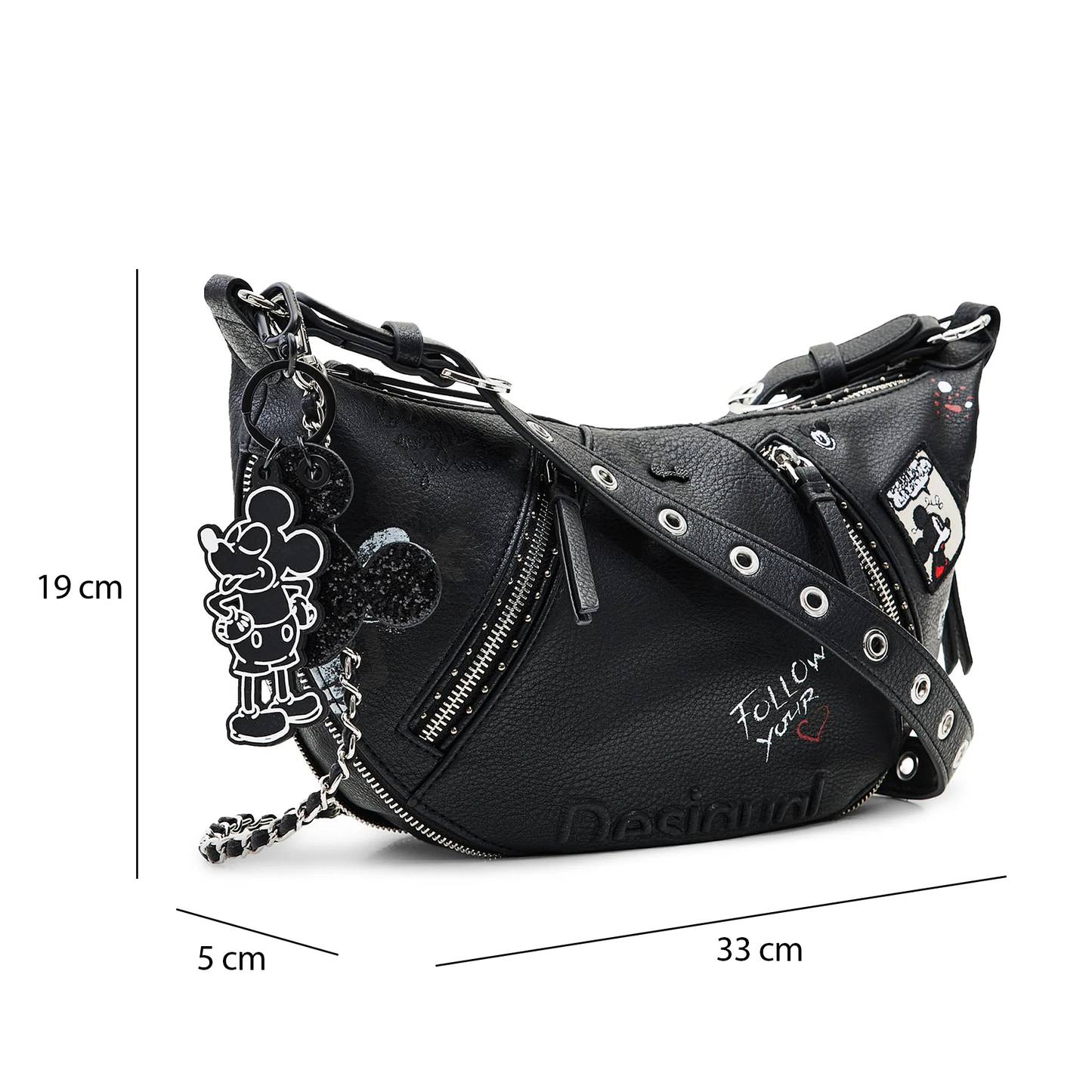 Bolso Mediano Ovalado Para Mujer 23waxp44/2000 Desigual®