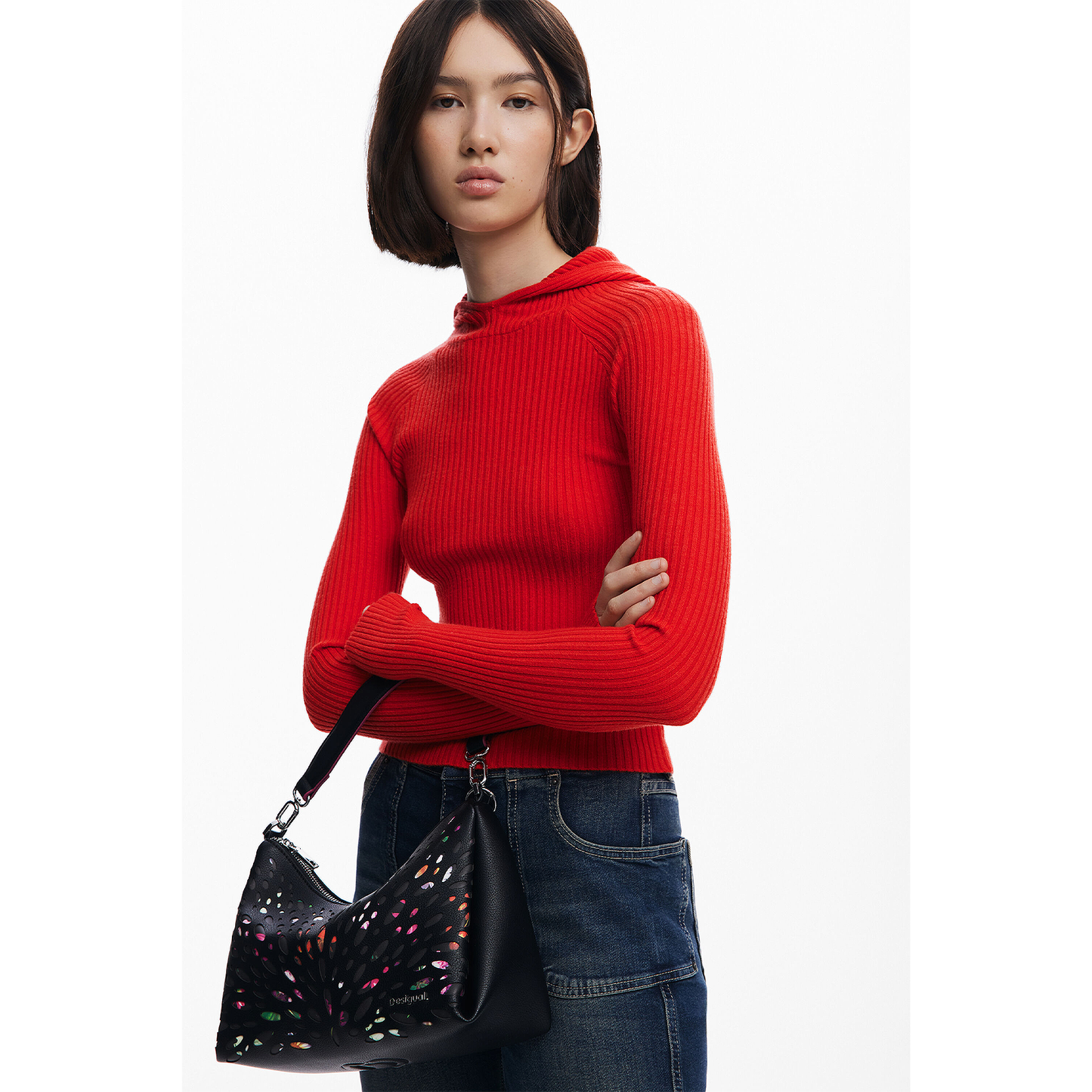 Bolso De Mano Troquelado Para Mujer 25saxpa1/2000 Desigual®