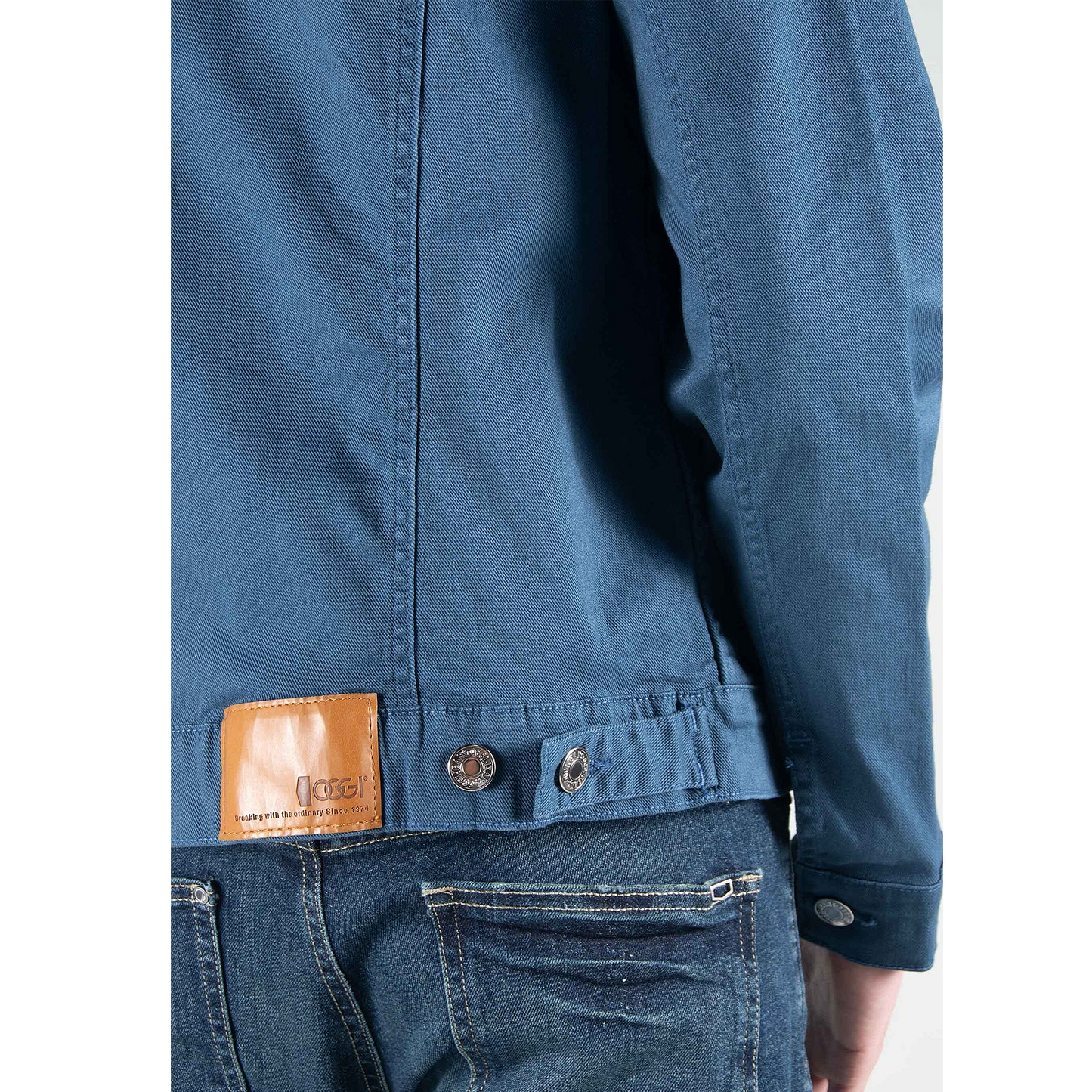 Chamarra De Mezclilla Para Hombre Mod.blue Marca Oggi®
