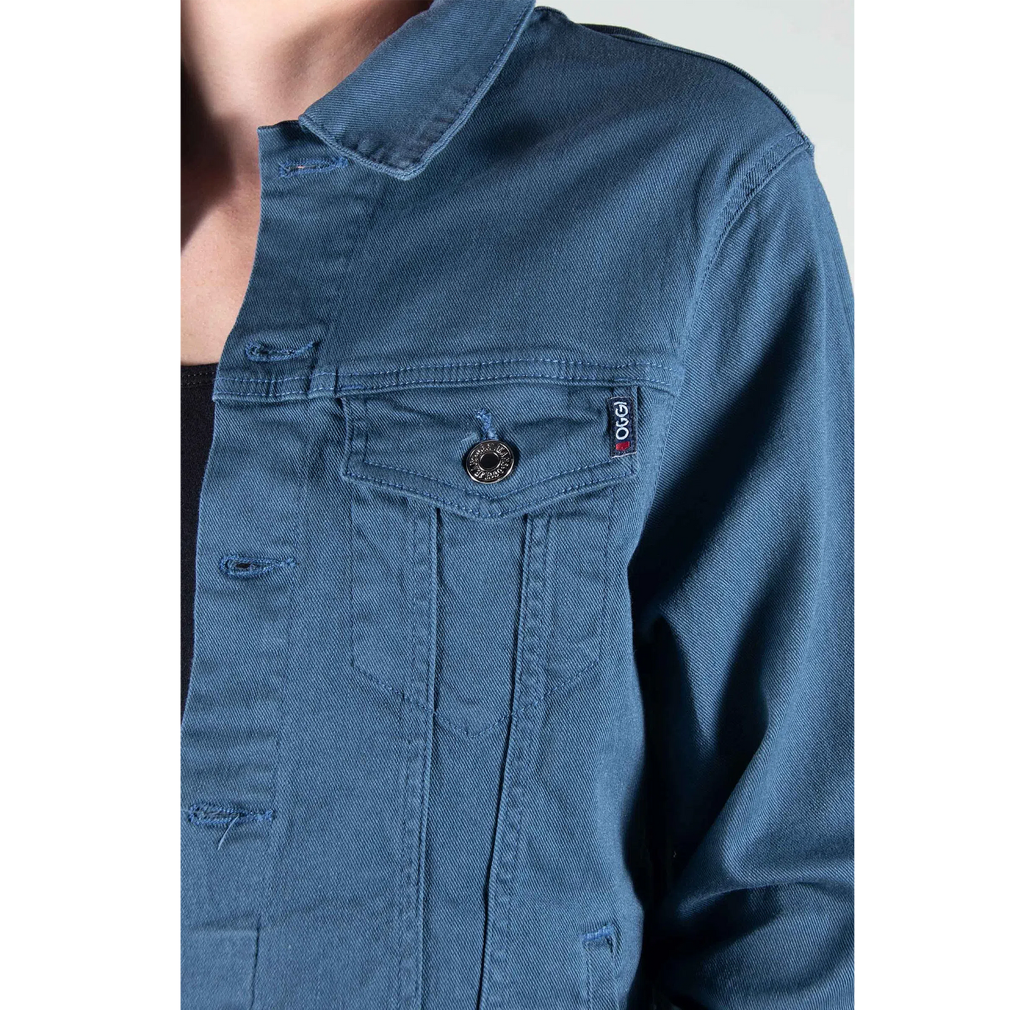 Chamarra De Mezclilla Para Hombre Mod.blue Marca Oggi®
