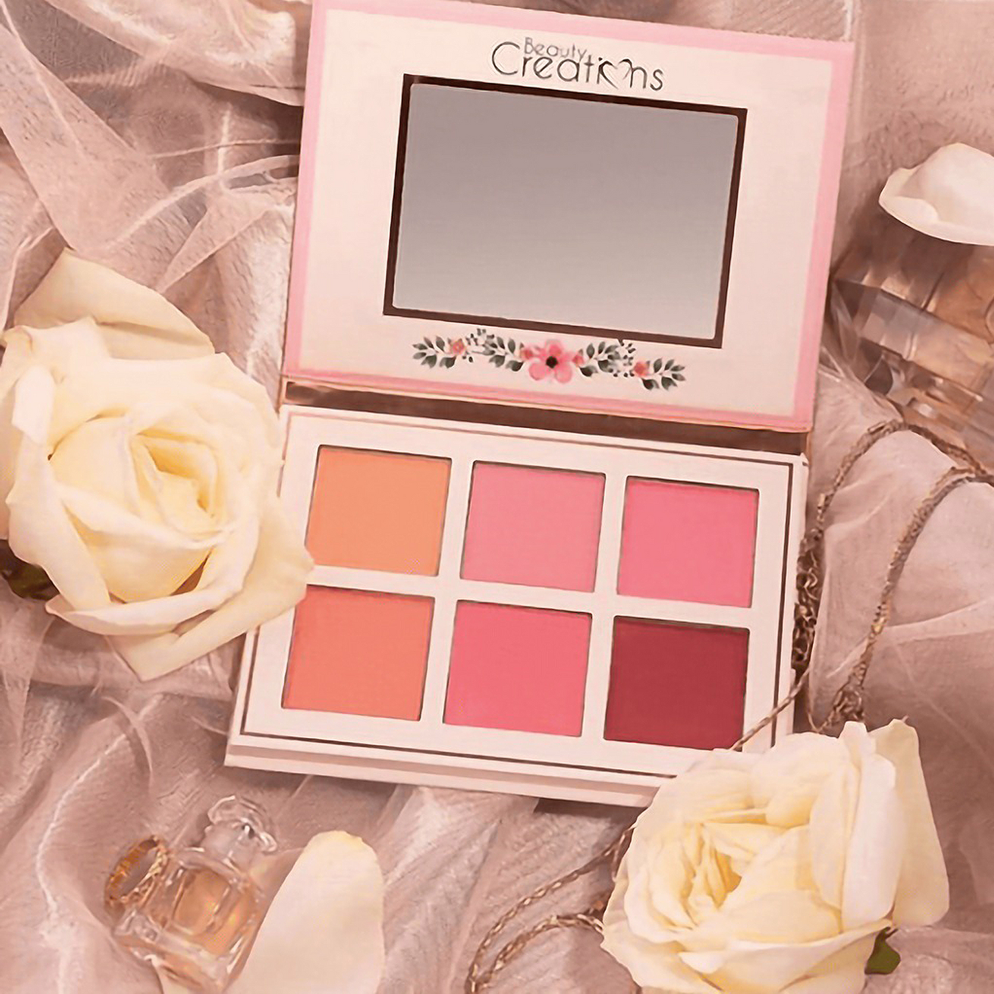 Paleta De Rubores 6 Tonos Floral Bloom Beauty Creations®