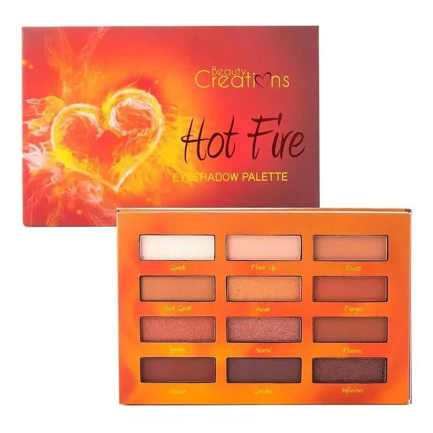 Sombras Para Ojos Mod.hot Fire Marca Beauty Creations®