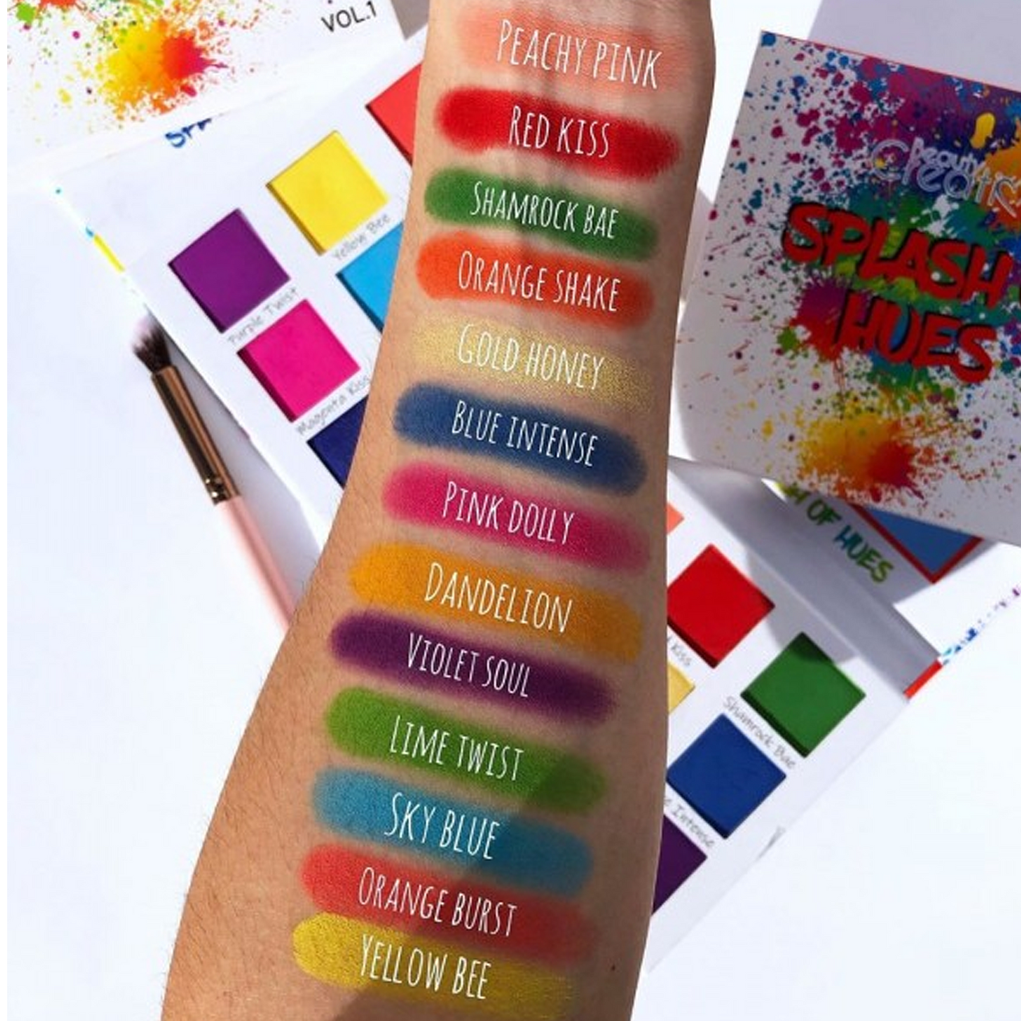 Sombras Para Ojos Splash Of Hues Vol.1 Beauty Creations®