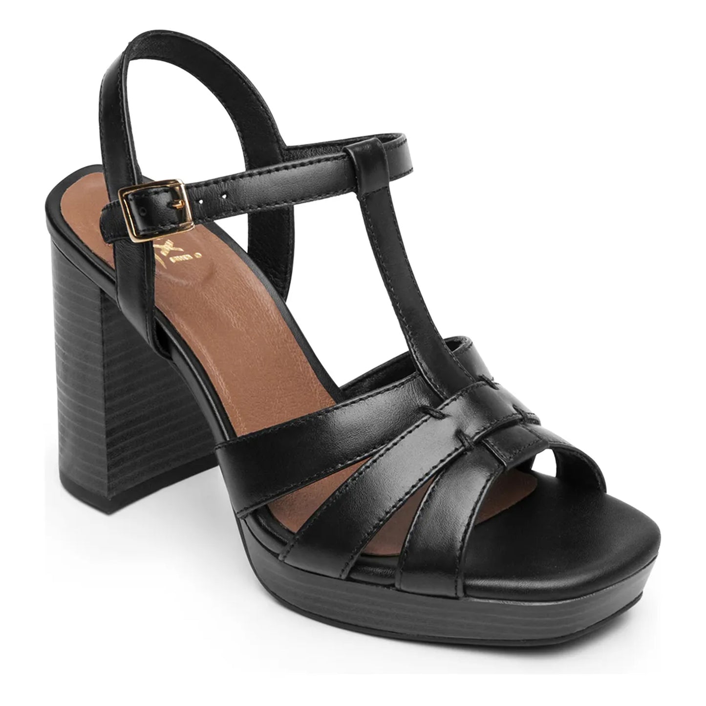 Sandalia Tacón Alto Para Mujer Mod.134401 Marca Flexi®