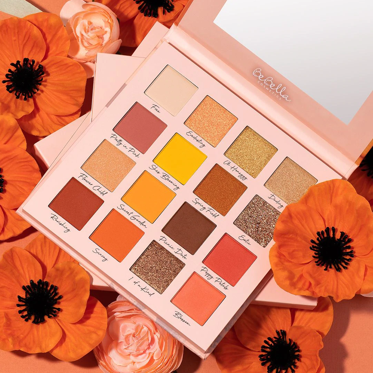 Paleta De Sombras De Ojos 16 Tonos Marca Bebella®