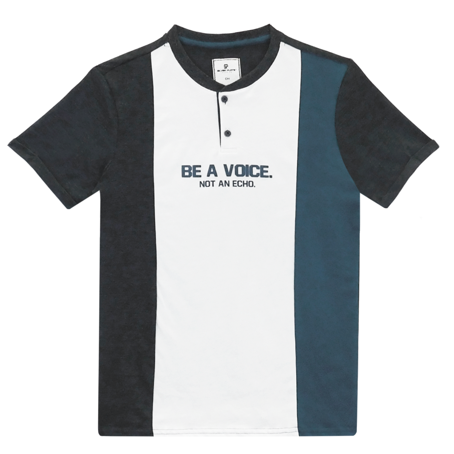 Playera De Hombre Casual Diseños Marca Silver Plate® RAYAS
