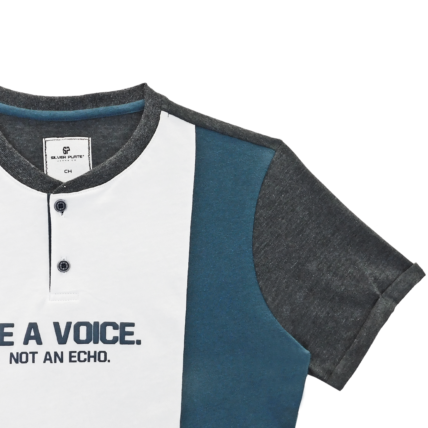 Playera De Hombre Casual Diseños Marca Silver Plate® RAYAS