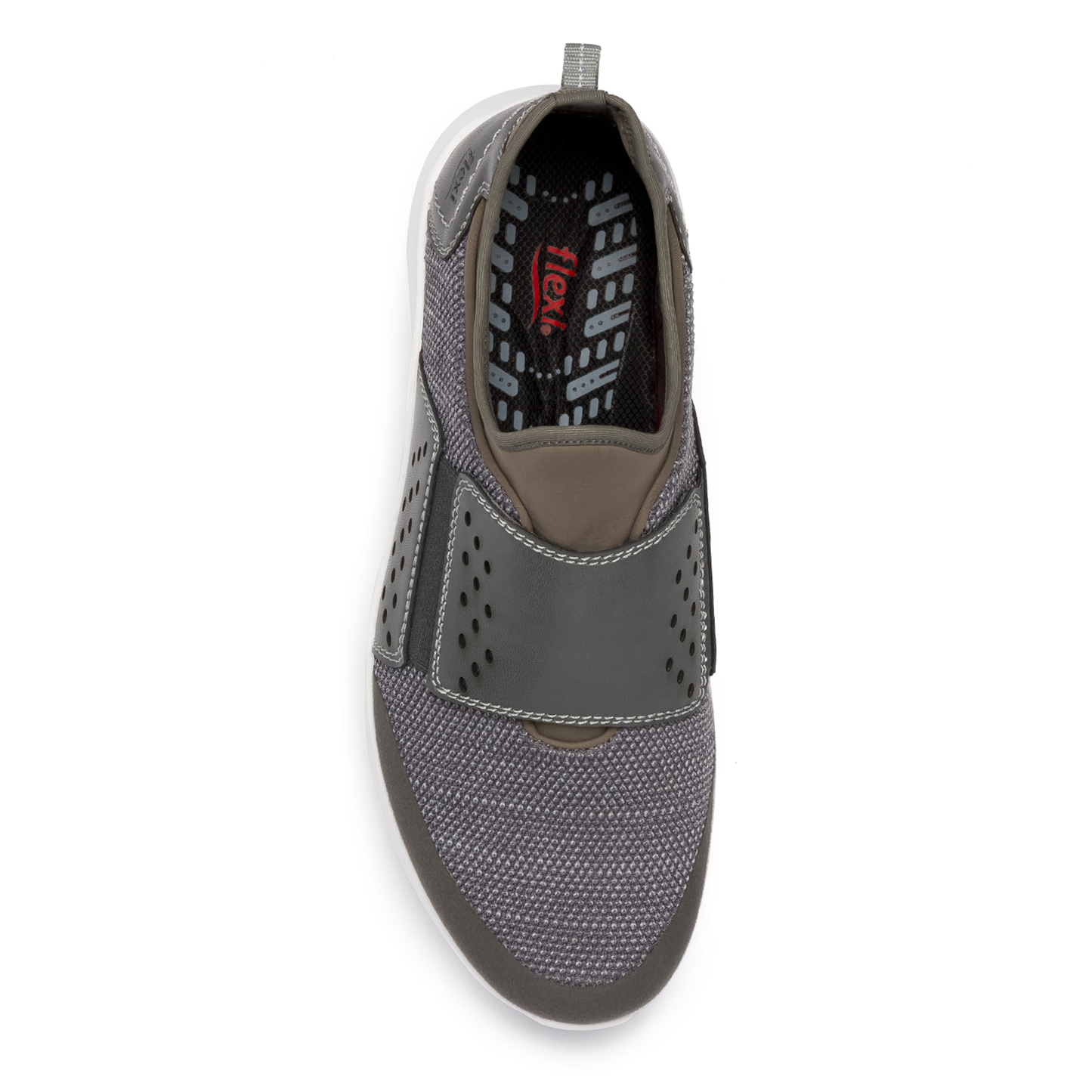 Tenis Zapato Flexi® Piel Gris Caballero