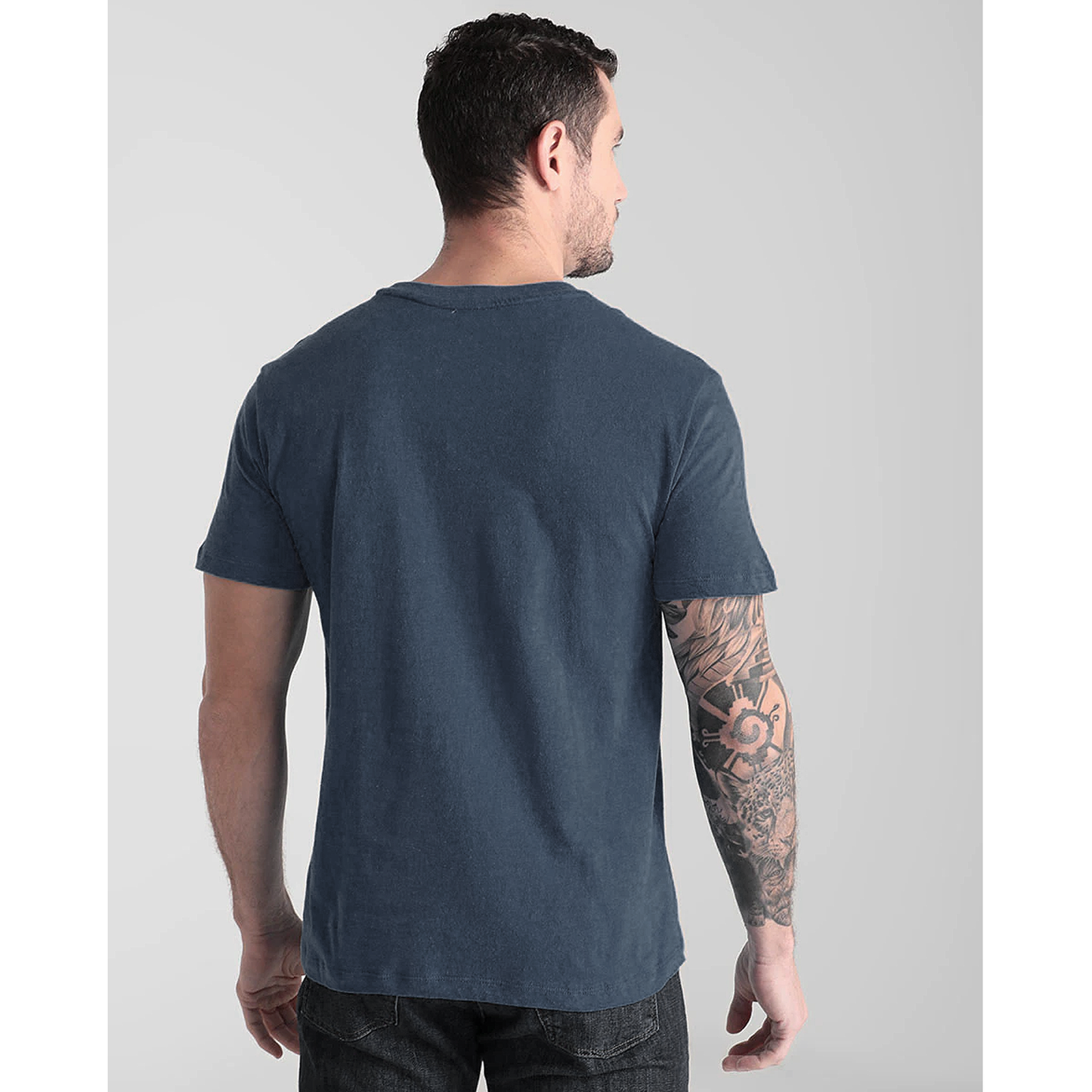 Playera Casual Básica De Hombre Marca Losan®AZUL