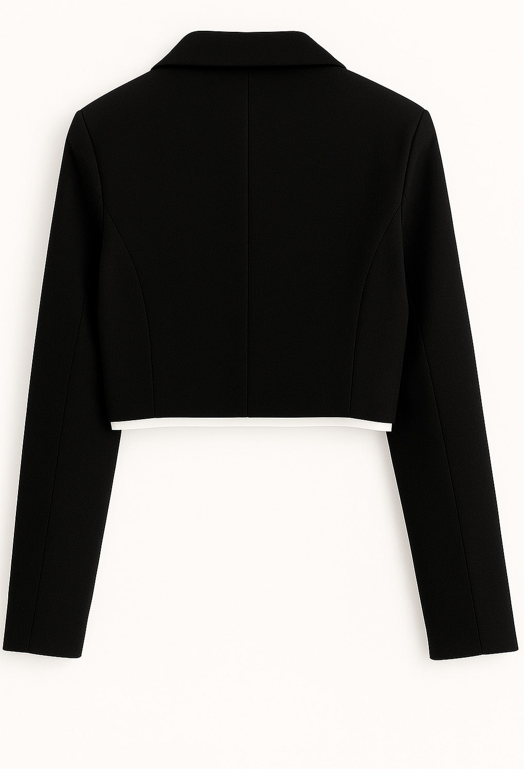 Blazer Casual Corto Para Dama Mod. Bj07377 Marca. Blashe® Negro