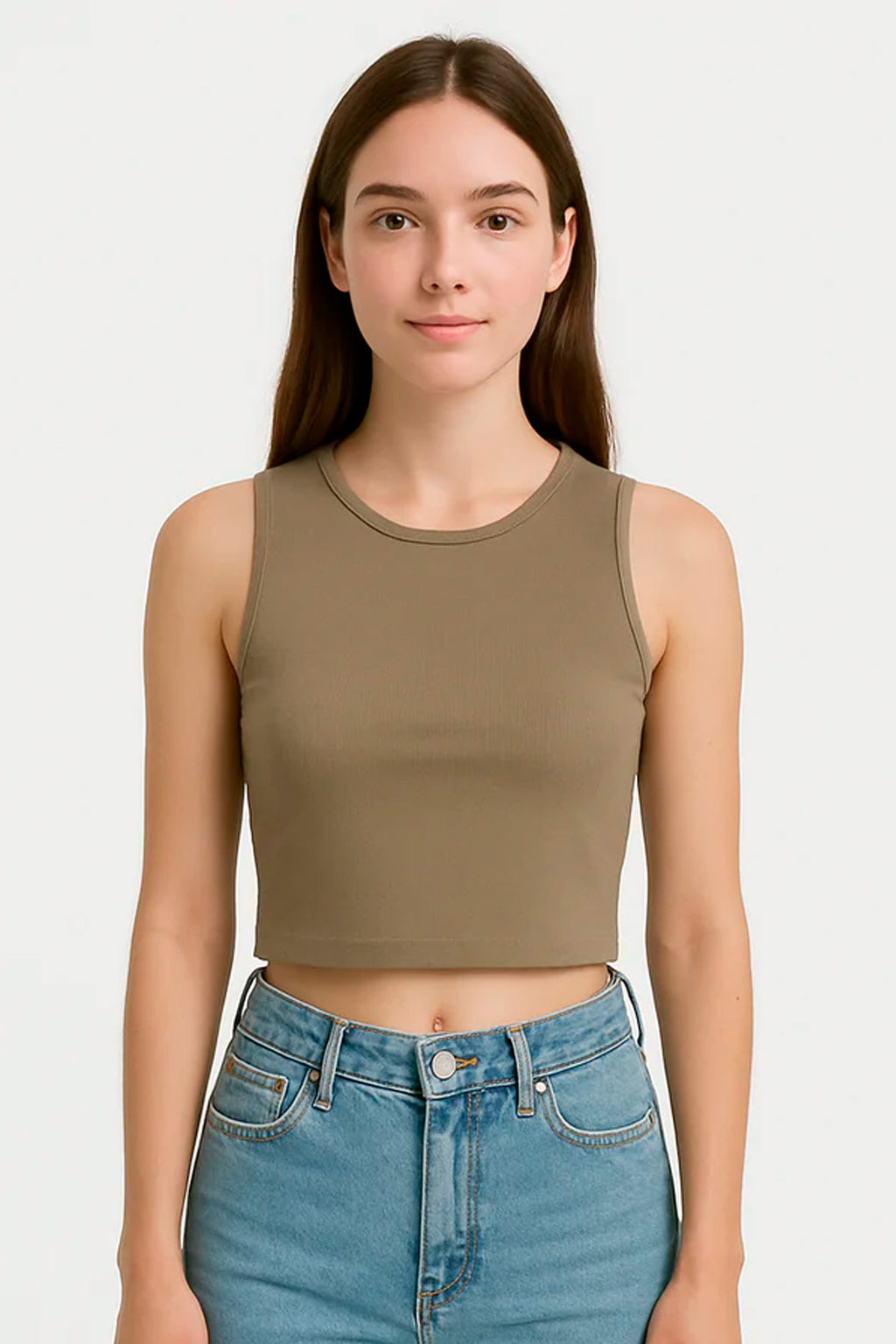 Top Canale Casual De Mujer Mod.tw1320 The Workshop® Marron Claro