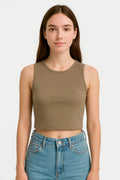 Top Canale Casual De Mujer Mod.tw1320 The Workshop® Marron Claro