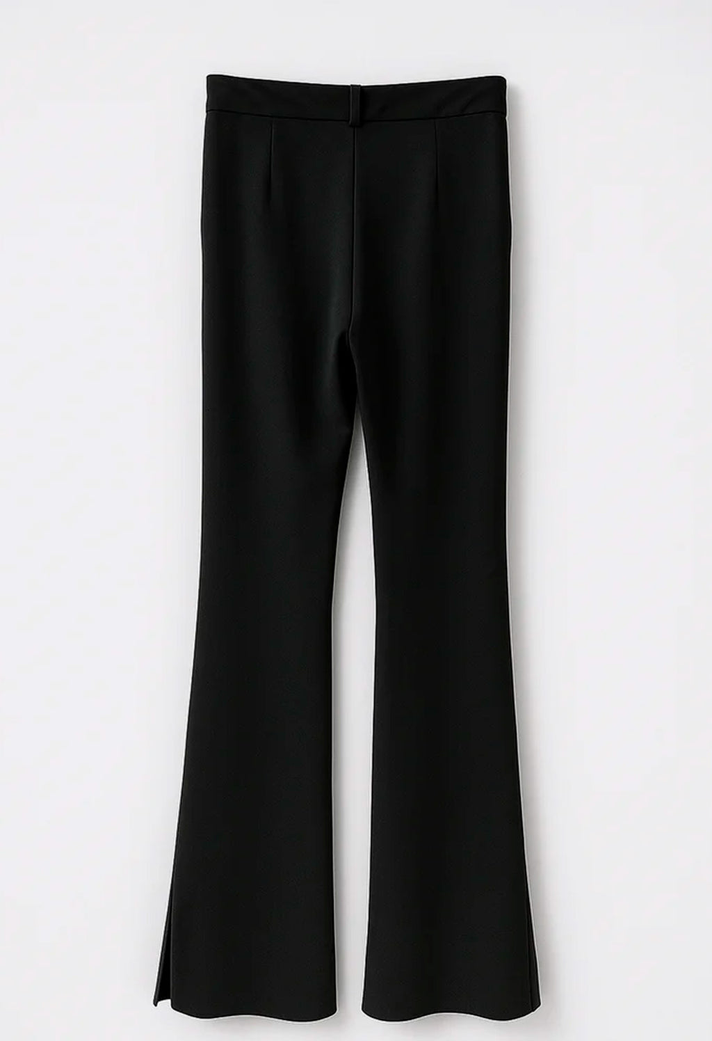 Conjunto Casual Chaleco + Pantalón Mod. Ip9098 Marca Iris® Negro Lisa