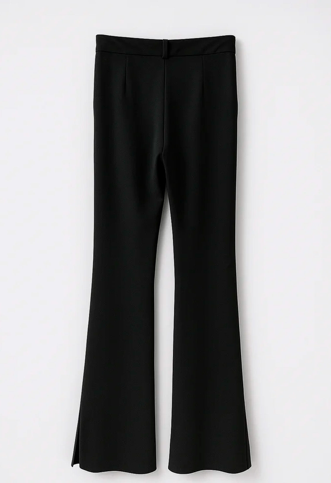 Conjunto Casual Chaleco + Pantalón Mod. Ip9098 Marca Iris® Negro Lisa