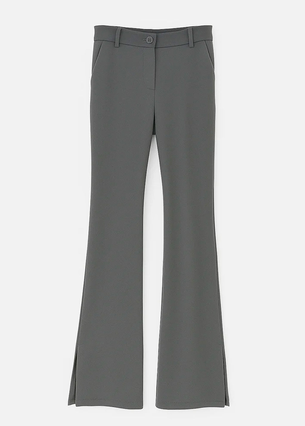 Conjunto Casual Chaleco Pantalón Mod. Ip9098 Marca Iris® Gris Oscuro