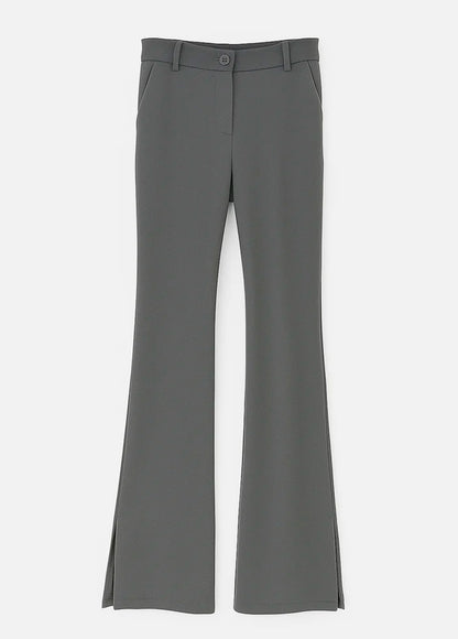 Conjunto Casual Chaleco Pantalón Mod. Ip9098 Marca Iris® Gris Oscuro