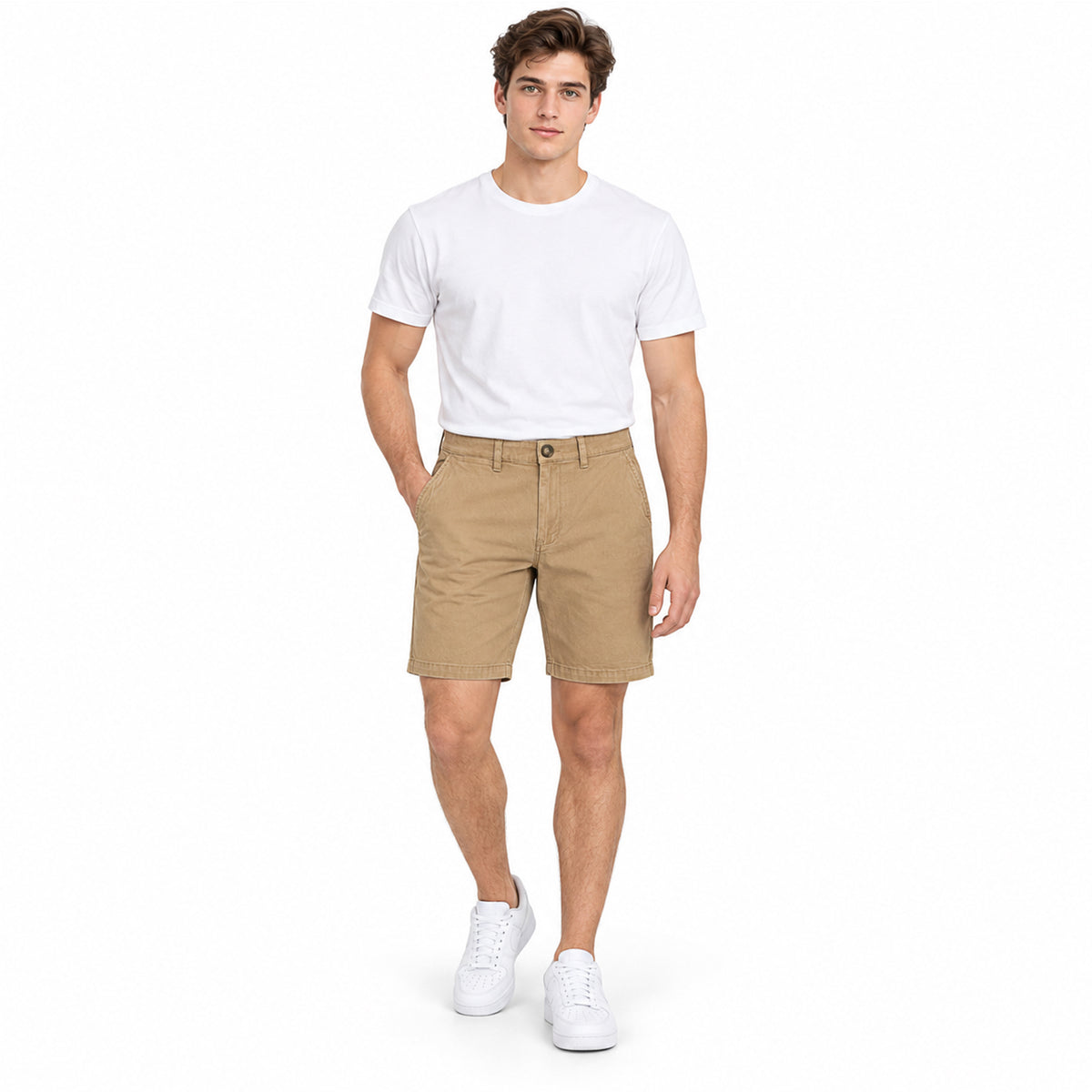 Bermuda Tipo Gabardina Para Hombre Mod. Gbcots Marca Bobois®