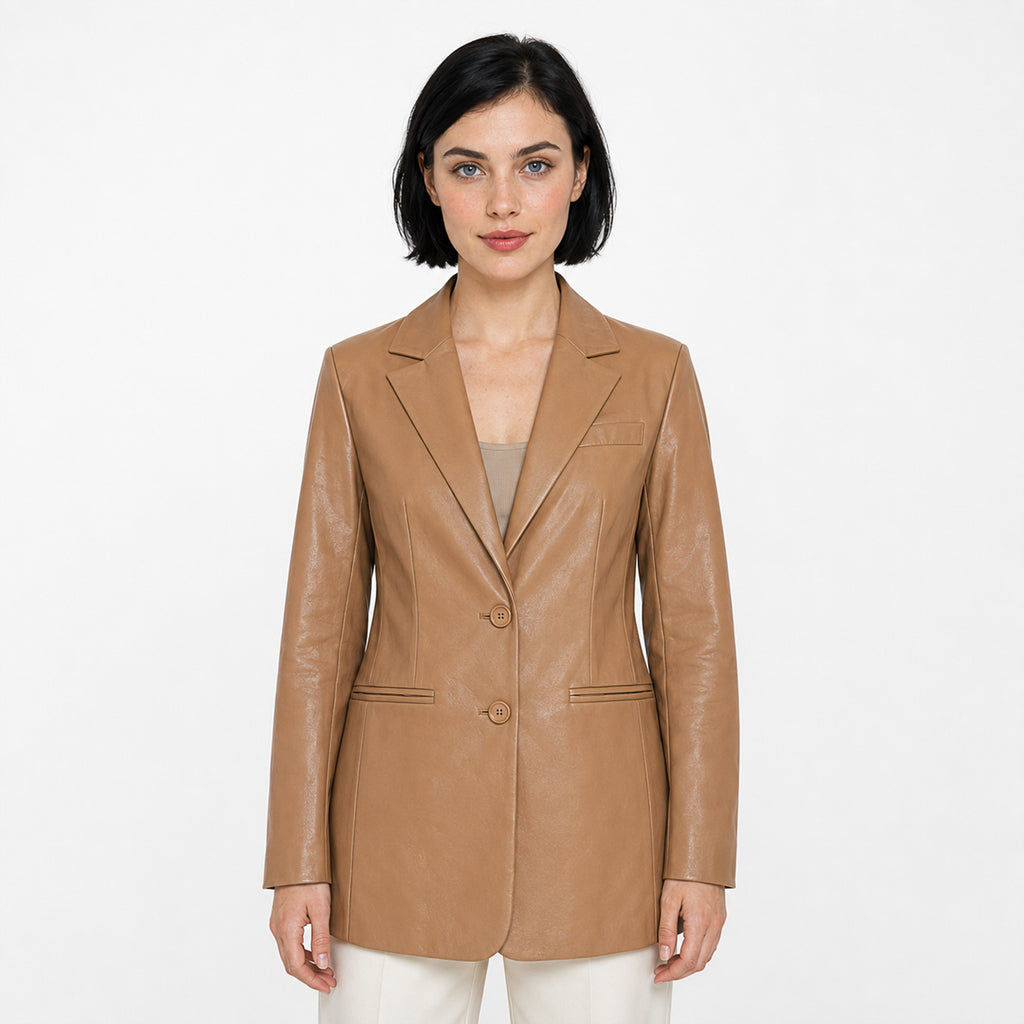 Blazer Vinipiel Para Mujer Mod.T23200 Marca Bobois®