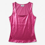 Blusa Efecto Metálico Brillante Mod.194-23 Fuscia London Fashion®