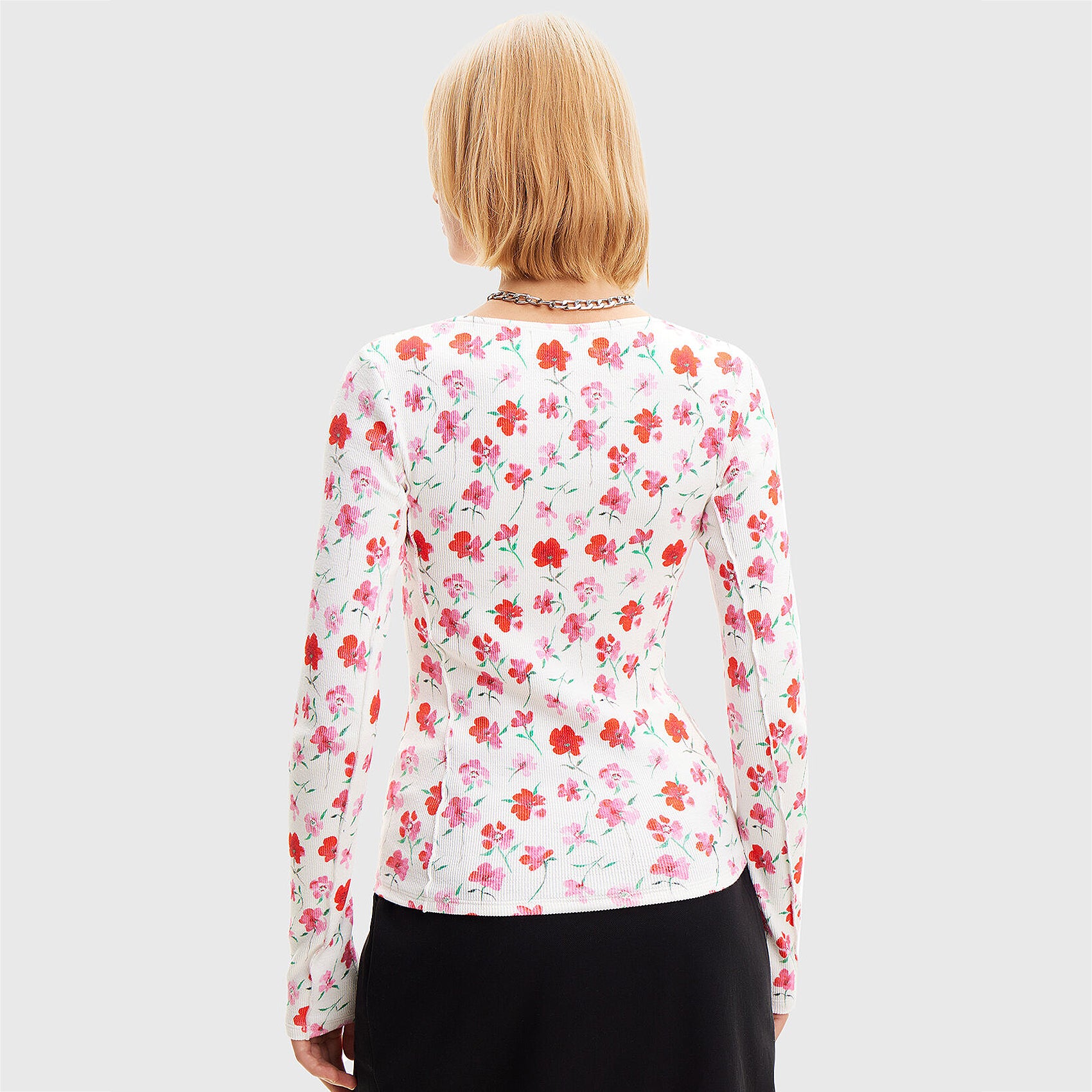 Blusa Estampado Floral Para Mujer 24swtk13/1000 Desigual®
