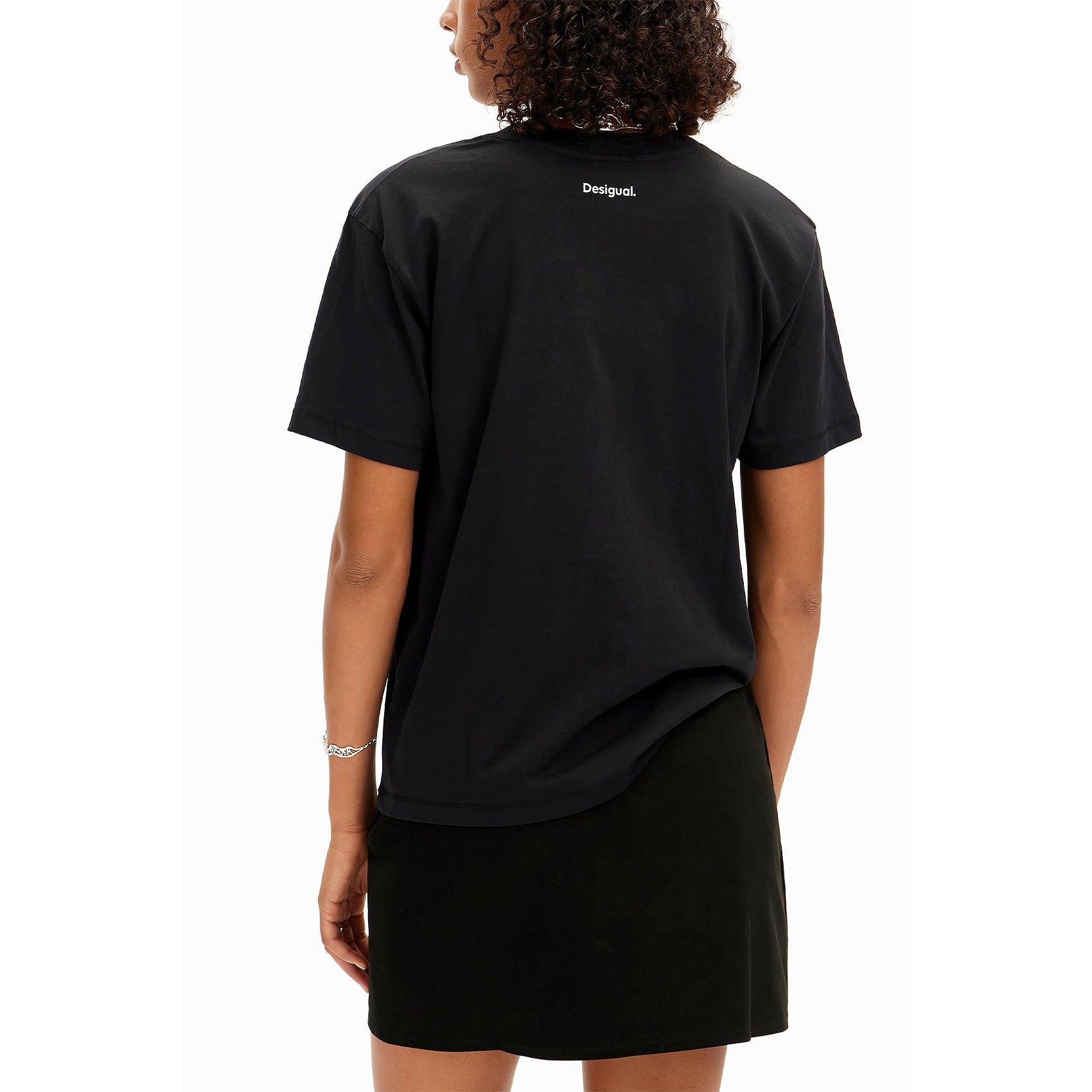 Blusa Casual Para Mujer Con Diseño Artístico Marca Desigual® Multicolor 24swtkb0