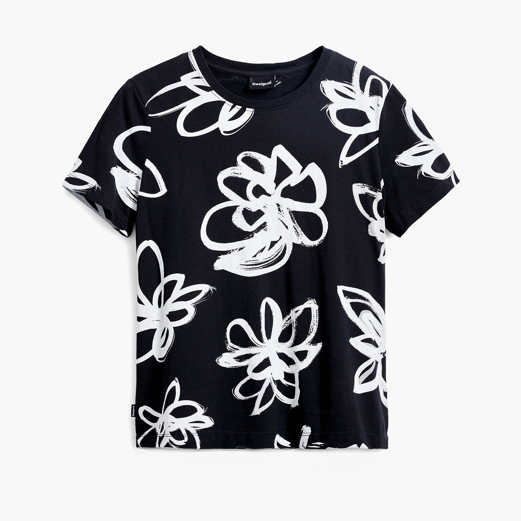 Blusa Casual Para Mujer Con Diseño Artístico Marca Desigual® Multicolor 25swtk26