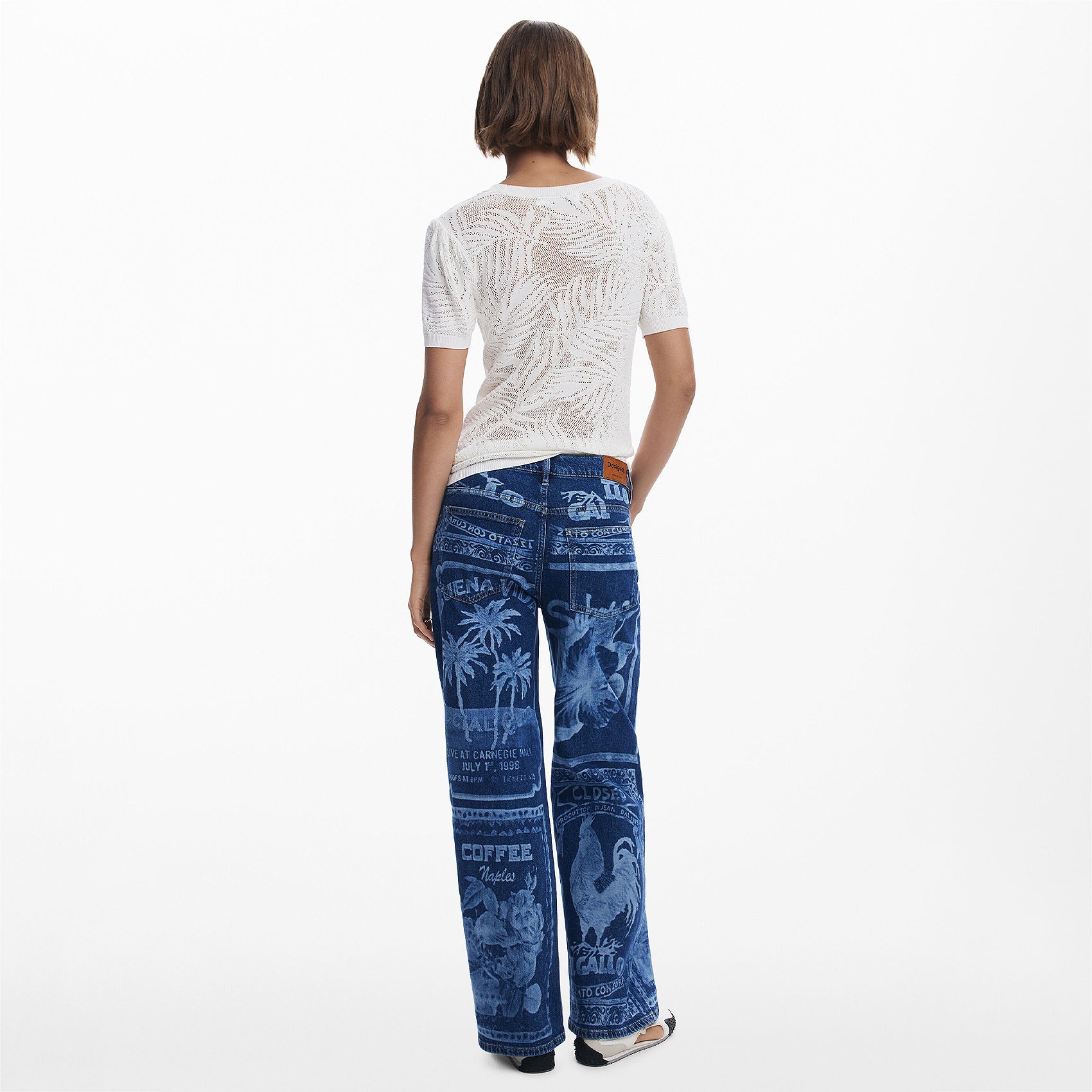 Blusa Ligera Para Mujer 25swtk97/1000 Marca Desigual®