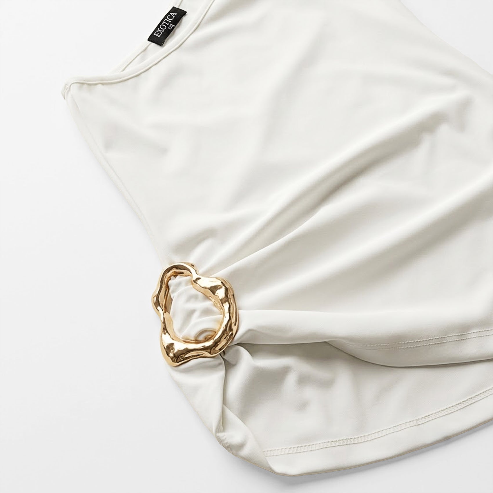 Blusa Asimétrica Para Mujer Mod.4384ll Marca Exotica®
