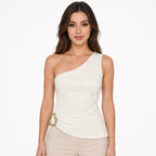 Blusa Asimétrica Para Mujer Mod.4384ll Marca Exotica®