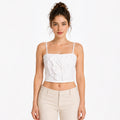 Blusa Top De Tirantes Con Flor Desmontable Al2107 Julys®