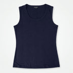 Blusa Básica Suave Sin Mangas Para Mujer Apx-0214 Azul Oscuro Aspik®