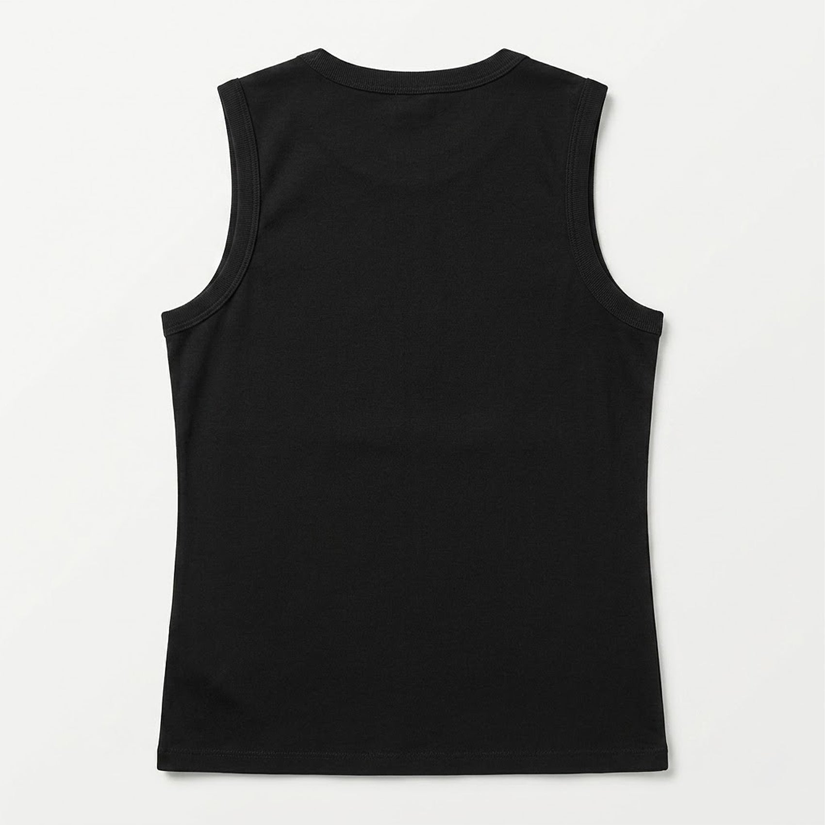 Blusa Básica Suave Sin Mangas Para Mujer Apx-0214 Negro Aspik®