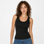 Blusa Básica Suave Sin Mangas Para Mujer Apx-0214 Negro Aspik®