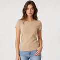 Blusa Básica Suave Casual Para Mujer Apx-0213 Beige Marca Aspik®