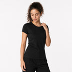 Blusa Básica Suave Casual Para Mujer Apx-0213 Negro Marca Aspik®