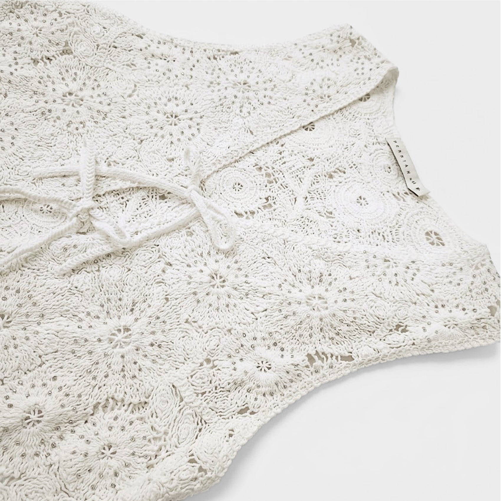 Blusa Tipo Crochet Para Mujer Mod. Bt00818 Marca Ferriano®
