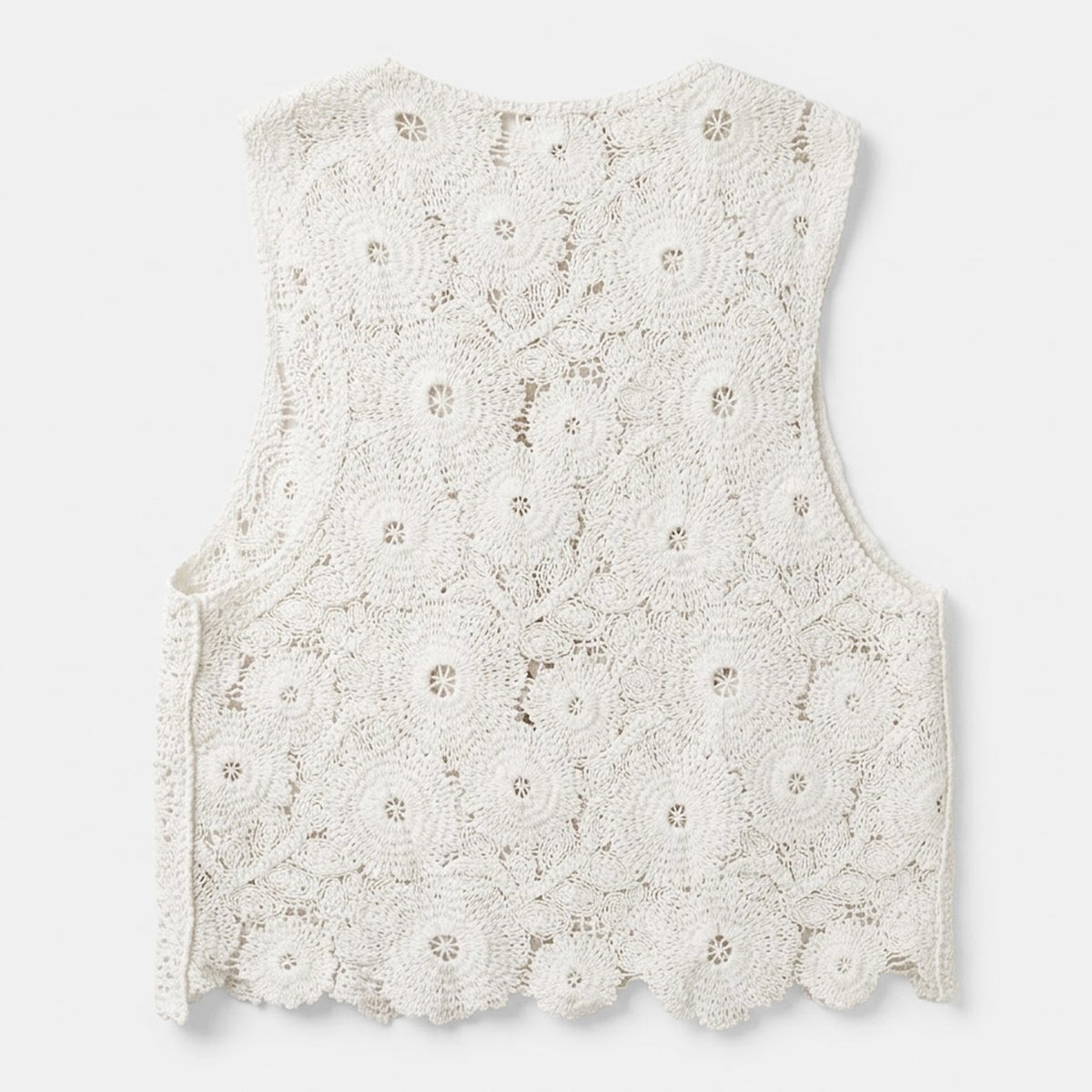 Blusa Tipo Crochet Para Mujer Mod. Bt00818 Marca Ferriano®