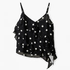 Blusa Tipo Gasa Con Holanes Para Mujer Mkmb0167 Mako & Co®