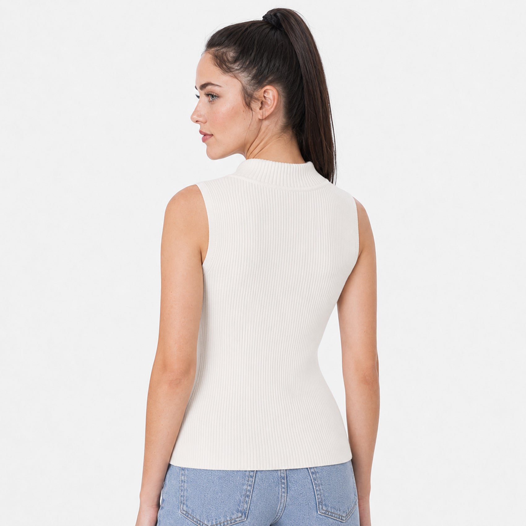 Blusa Cuello Alto Casual Para Mujer O43200 Marca Bobois®