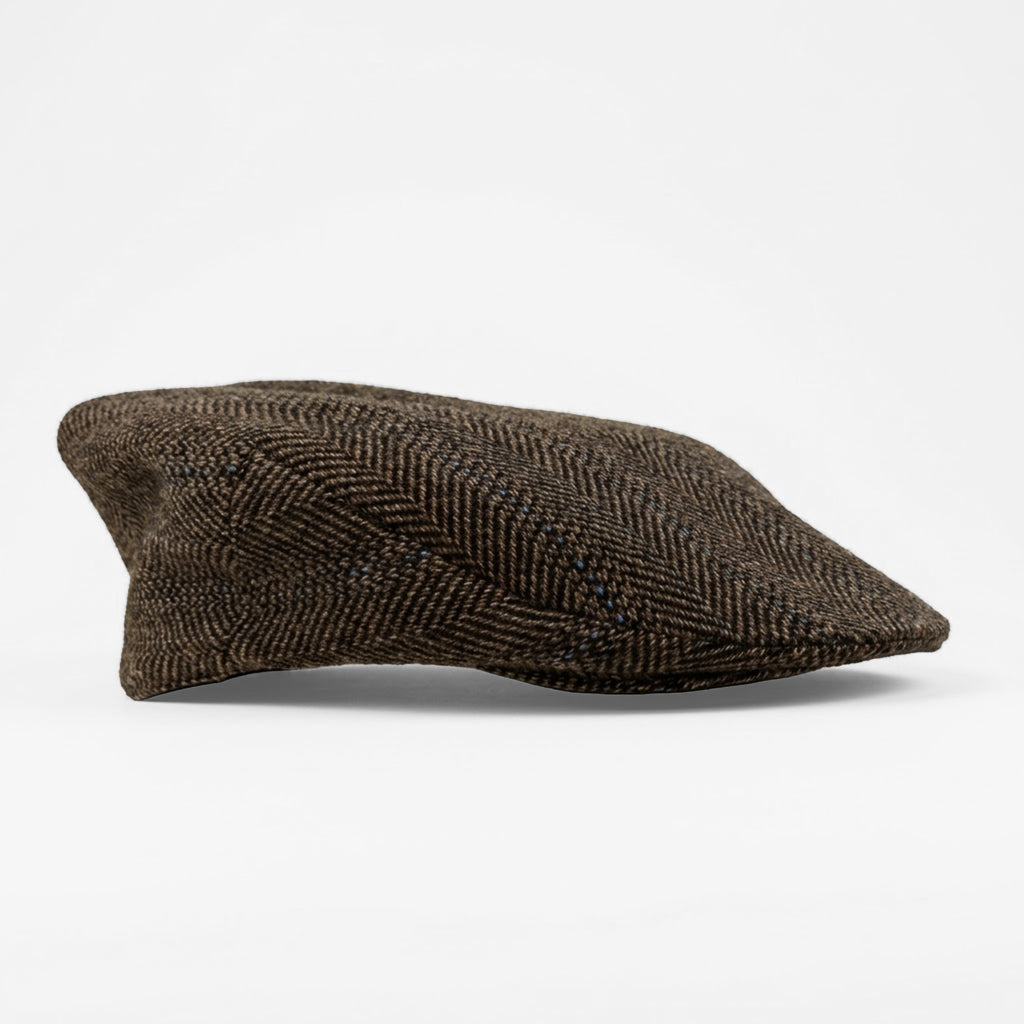 Boina Gorra Casual Retro Para Mujer Atemporal Marron