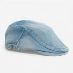 Boina Gorra Casual Retro Para Mujer Atemporal Mezclilla