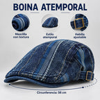 Boina Gorra Casual Retro Para Mujer Atemporal Multicolor