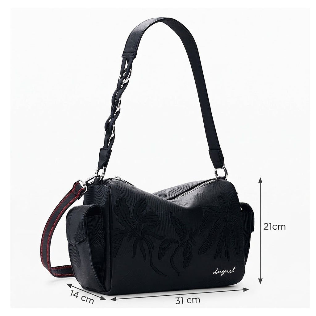 Bolso Mediano Con Bordado Para Mujer 26saxpap/2000 Desigual®