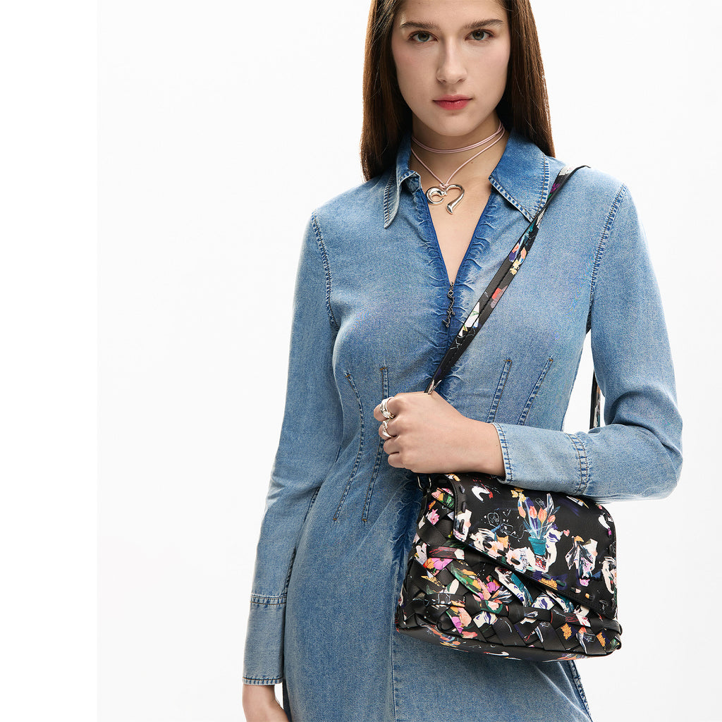 Bolso Pequeño Trenzado Para Mujer 26saxpb0/2000 Desigual®