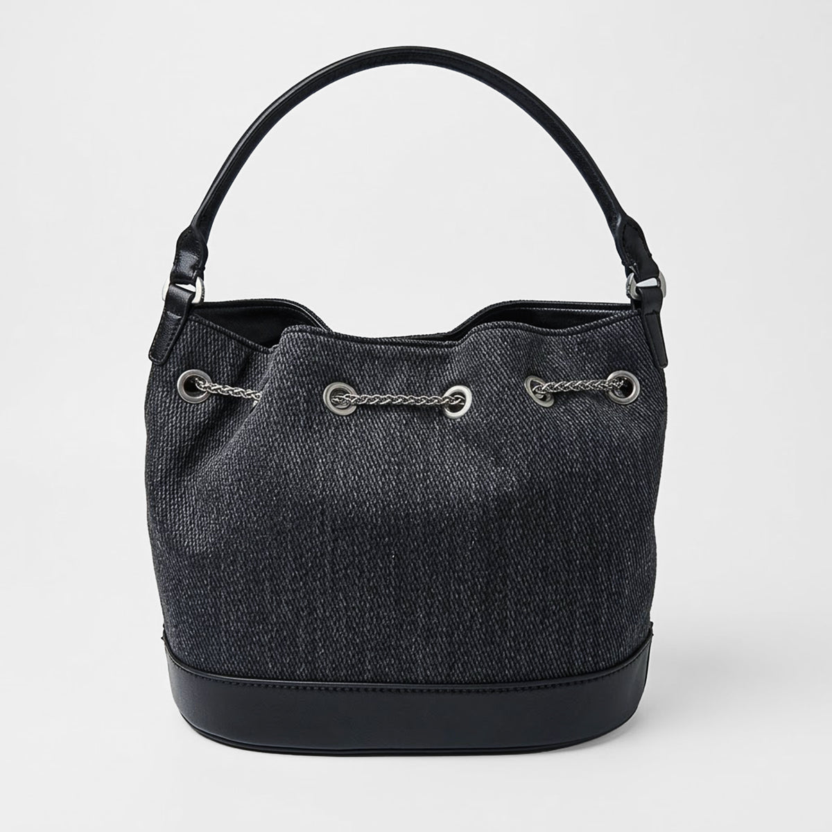 Bolso Drawstring Mediano Para Mujer Mod. 1BLCO25968NEG Marca Cloe®