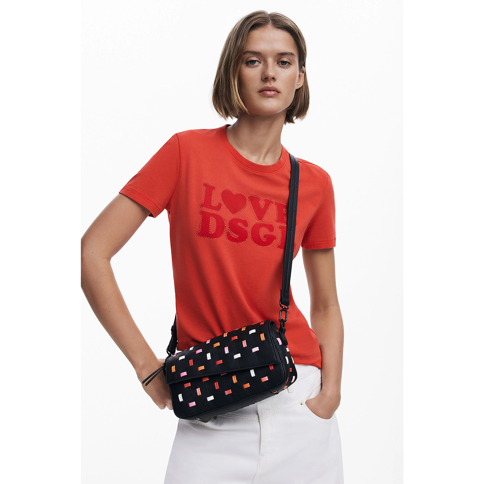 Bolso De Mano Troquelado 25saxp82/2000 Marca Desigual®