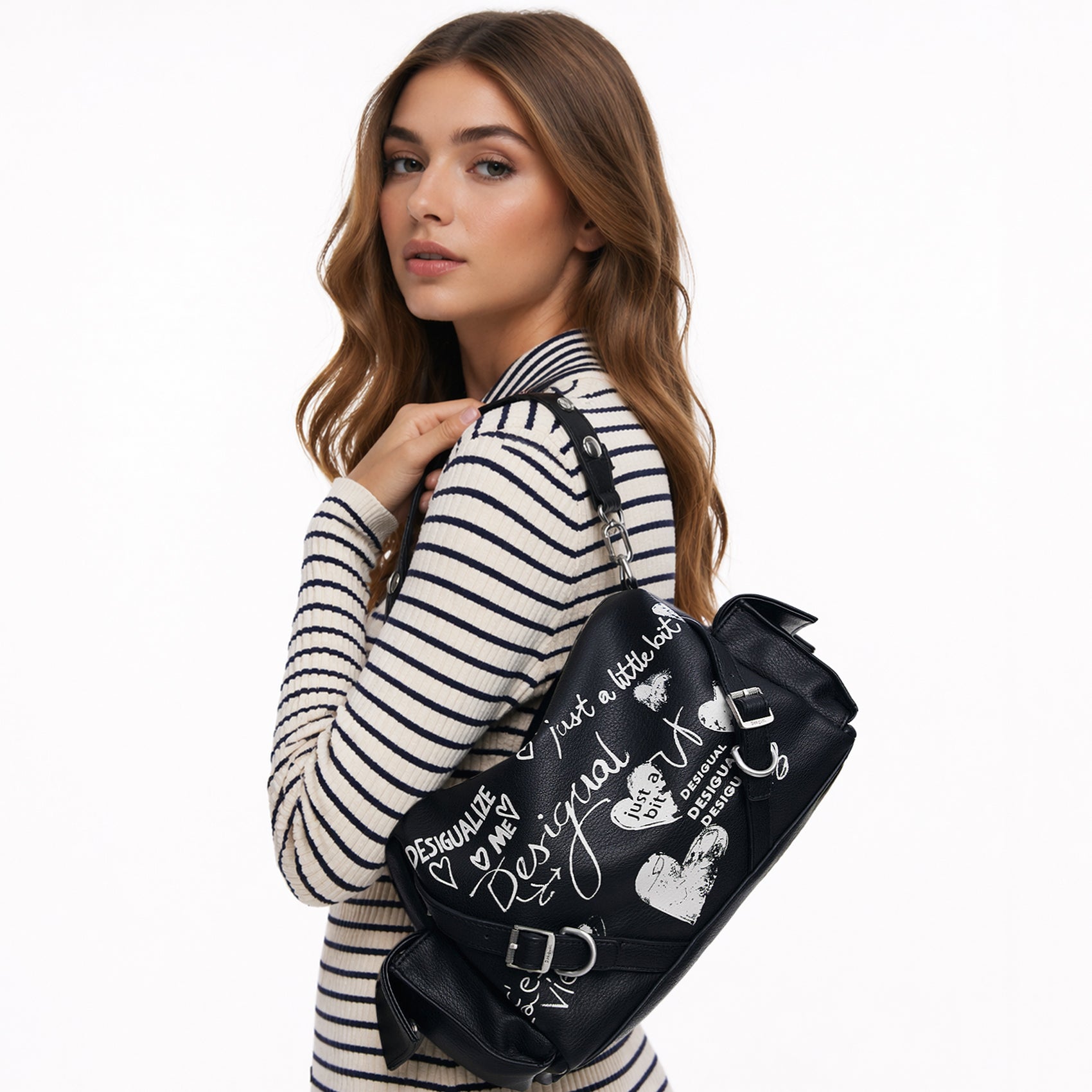 Bolso Bowling Efecto Piel 25waxpa6/2000 Marca Desigual®
