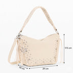 Bolso Mediano Con Tachuelas Y Flecos 26saxpar/1008 Desigual®