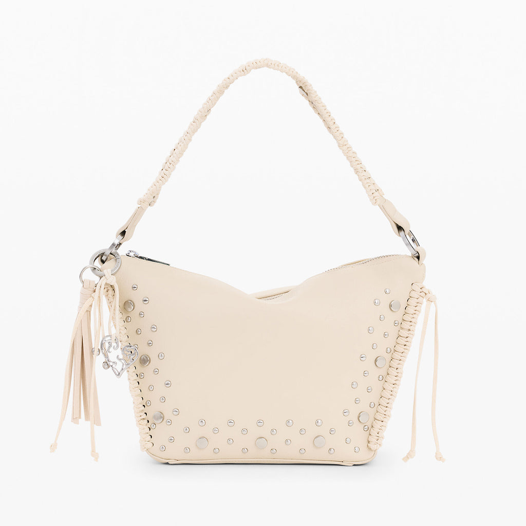Bolso Mediano Con Tachuelas Y Flecos 26saxpar/1008 Desigual®