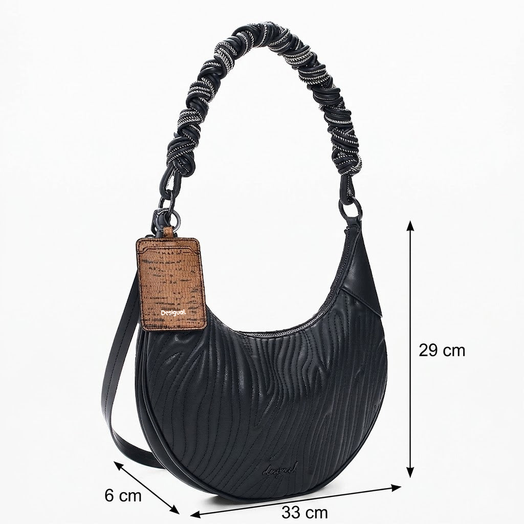 Bolso Ovalado Mediano Con Relieves 26saxpbc/2000 Desigual®